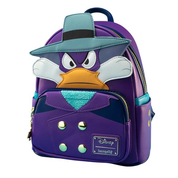 Loungefly Accessories - Loungefly x Disney Darkwing Duck Cosplay Mini Backpack NEW
